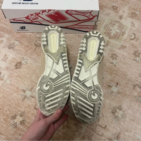 Limited Edition New Balance 550 x Aime Leon Dore Low suede Taupe Beige​ - Picture 5 of 8